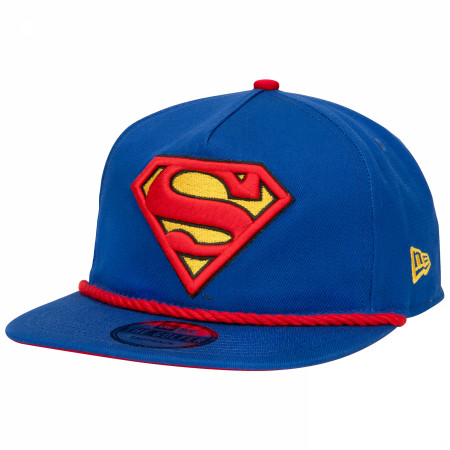 Superman Logo Blue Colorway New Era Adjustable Golfer Rope